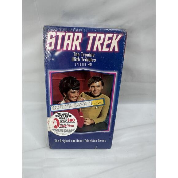 New Factory Sealed Star Trek Episode #42 VHS Tape The Trouble with Tribbles - Picture 1 of 2